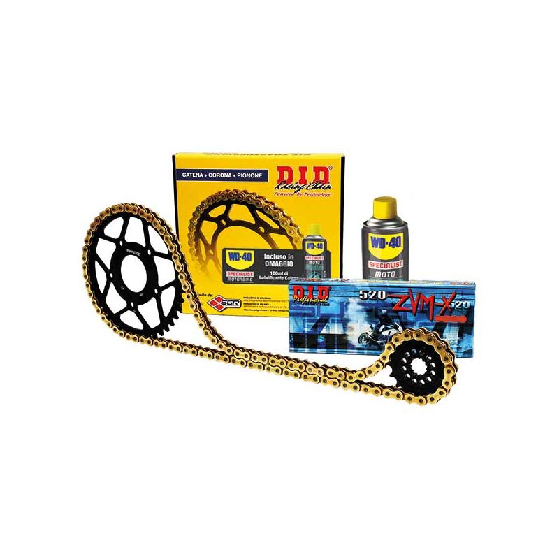 S100731 Kit Ricambio - Corona Alluminio KAWASAKI KX 250 F 250 2006 2010 DID