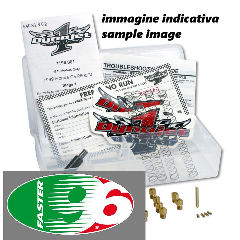 E1306-F96 Kit Carburazione Stage 3 FASTER96 HONDA CB 650 SC Nighthawk 650 1983 1985 DYNOJET