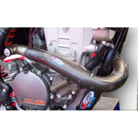 PC-KT-EG-18 Protezione Scarico KTM SX-F 350 4T 350 2010 2015 FASTER96