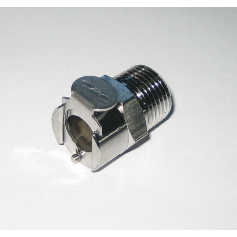 F88515 Connettore in ottone cromato femmina - filettato 17mm NPT BMW HP2 Megamoto 1170 2007 2011 FA