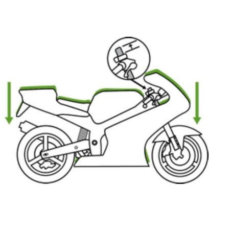 F60-044-50 Kit abbassamento + APRILIA Tuareg 660 660 2021 2025 FASTER96