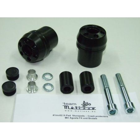 F41MV02AR Tamponi telaio X-Pad - kit completo alto MV-AGUSTA Brutale 910 S / R euro 2 910 2006 2007