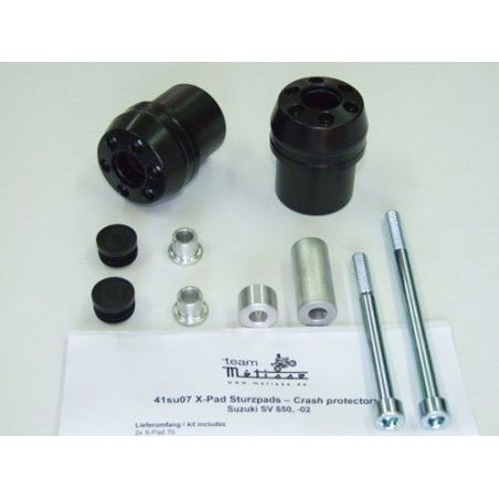 F41SU07KS Tamponi telaio X-Pad - kit completo SUZUKI SV 650 N 650 1999 2002 FASTER96