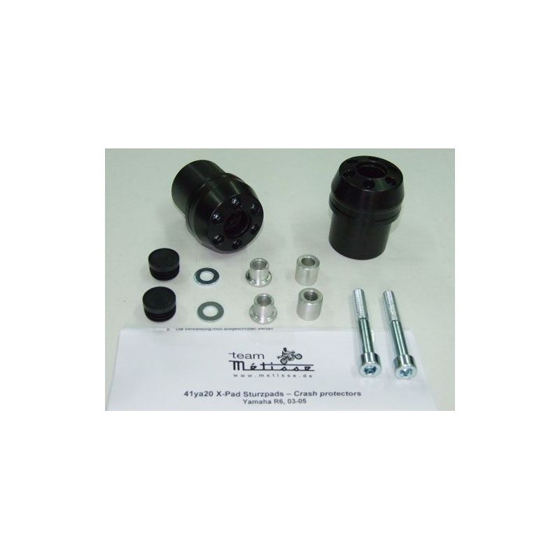F41YA20KS Tamponi telaio X-Pad - kit completo YAMAHA R6 600 2003 2005 FASTER96