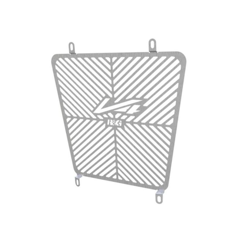RGBRG0034SS Griglia Radiatore con Marchio - Inox APRILIA RSV4 RR ABS 1000 2015 2018 FASTER96 by RG
