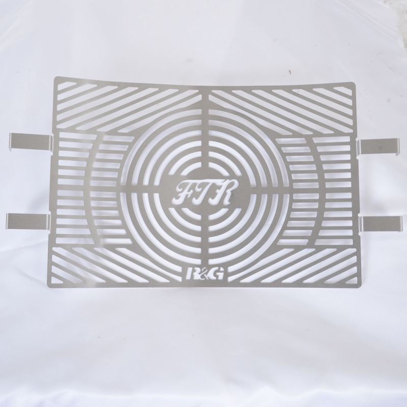 RGBRG0016SS Griglia Radiatore con Marchio - Inox INDIAN FTR 1200 / S / Rally 1130 2019 2025 FASTER96