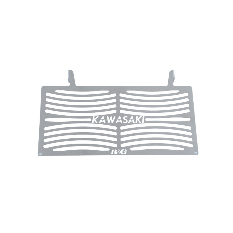RGBRG0014SS Griglia Radiatore con Marchio - Inox KAWASAKI Ninja 125 125 2019 2025 FASTER96 by RG