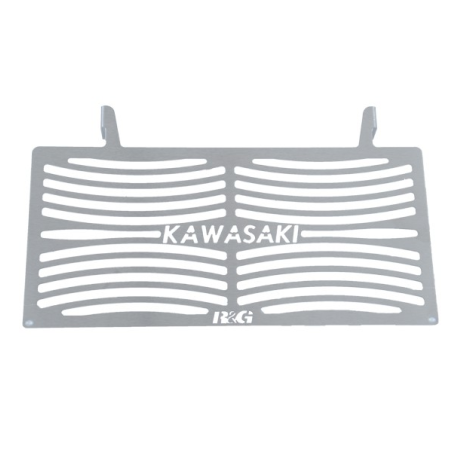 RGBRG0014SS Griglia Radiatore con Marchio - Inox KAWASAKI Ninja 125 125 2019 2025 FASTER96 by RG