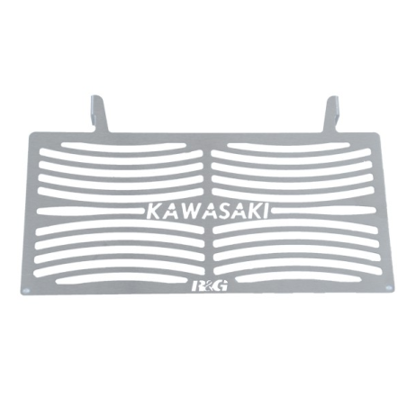 RGBRG0014SS Griglia Radiatore con Marchio - Inox KAWASAKI Ninja 125 125 2019 2025 FASTER96 by RG