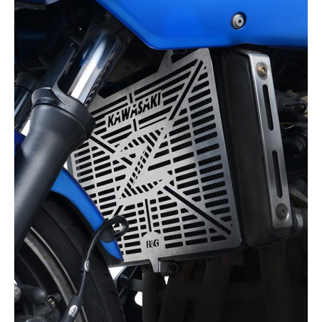 RGBRG0003SS Griglia Radiatore con Marchio - Inox KAWASAKI Z 1000 (2003to ) 1000 2010 2020 FASTER96 by