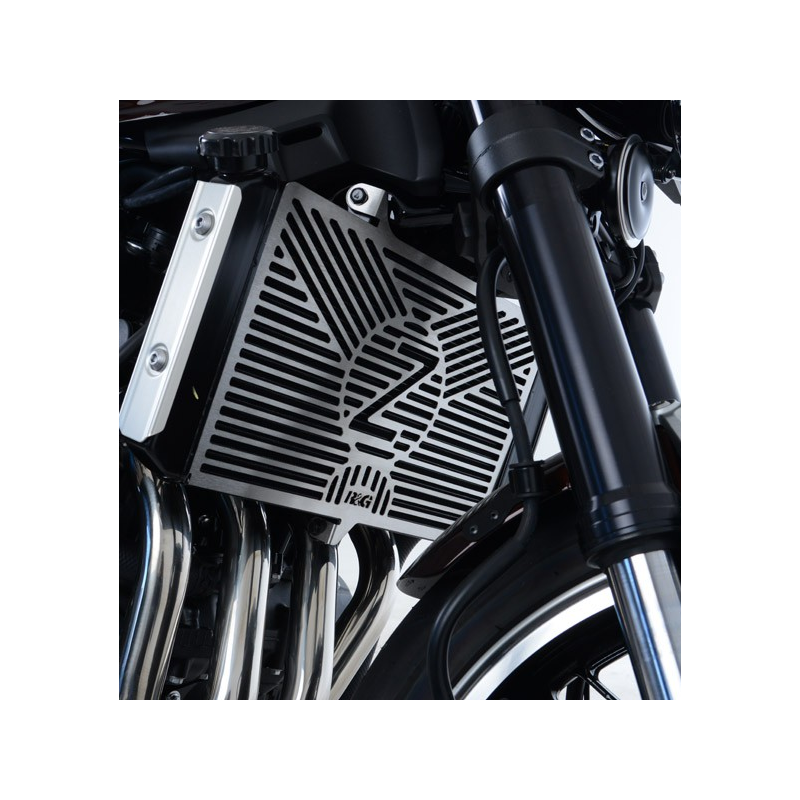 RGBRG0006SS Griglia Radiatore con Marchio - Inox KAWASAKI Z 900 RS 900 2018 2020 FASTER96 by RG