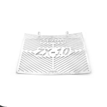 RGBRG0029SS Griglia Radiatore con Marchio - Inox KAWASAKI ZX-10RR 1000 2021 2024 FASTER96 by RG