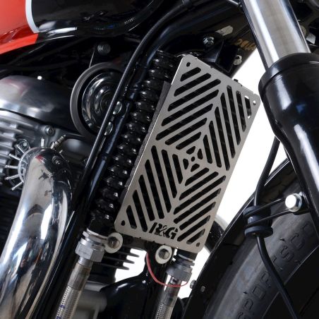RGSCG0013SS Griglia Radiatore Olio - Inox ROYAL ENFIELD Interceptor 650 (Euro 4) 650 2019 2022 FASTE