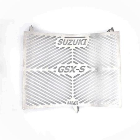 RGBRG0041SS Griglia Radiatore con Marchio - Inox SUZUKI GSX-S 950 1000 2021 2023 FASTER96 by RG