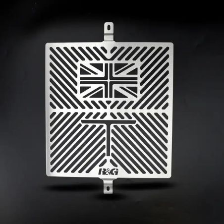 RGBRG0017SS Griglia Radiatore con Marchio - Inox TRIUMPH Scrambler 1200 XC 1200 2019 2023 FASTER96 b