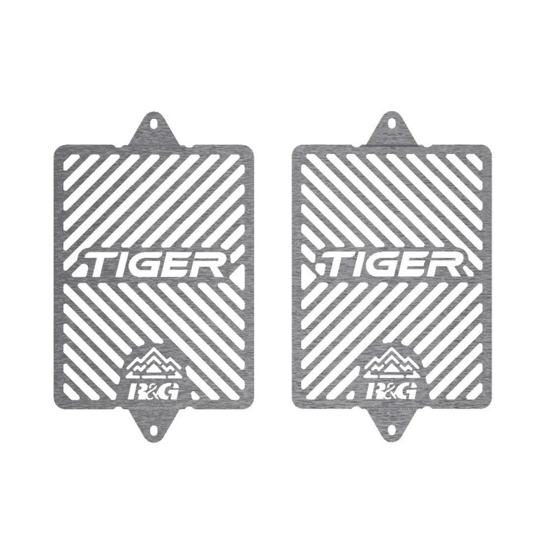 RGBRG0030SS Griglia Radiatore con Marchio - Inox TRIUMPH Tiger 850 Sport 888 2021 2024 FASTER96 by R