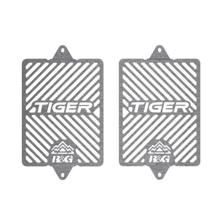 RGBRG0030SS Griglia Radiatore con Marchio - Inox TRIUMPH Tiger 850 Sport 888 2021 2024 FASTER96 by R