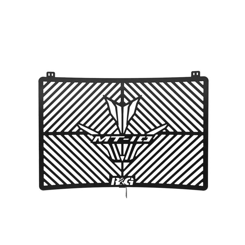 RGBRG0047BK Griglia Radiatore con Marchio - Inox YAMAHA MT-10 1000 2016 2024 FASTER96 by RG