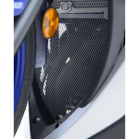 RGDG0019DKBLUE Griglia Protezione Collettori YAMAHA R3 300 2015 2017 FASTER96 by RG