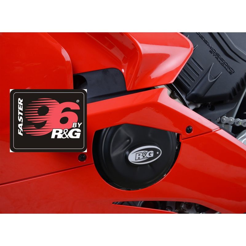 RGECC0254BK Protezione motore lato sinistro DUCATI Panigale V4 S 1100 2018 2024 FASTER96 by RG