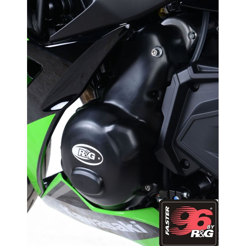 RGECC0225BK Protezione motore lato sinistro KAWASAKI Ninja 650 650 2017 2025 FASTER96 by RG