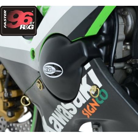 RGECC0057BK Protezione motore lato sinistro - 2 KAWASAKI ZX-6RR 600 2005 2006 FASTER96 by RG