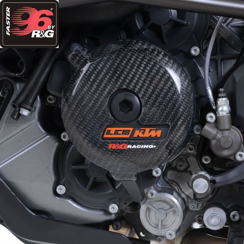 RGECS0102CG Protezioni motore Slider Carbonio carter motore lato destro KTM Super Adventure 1290 S 1