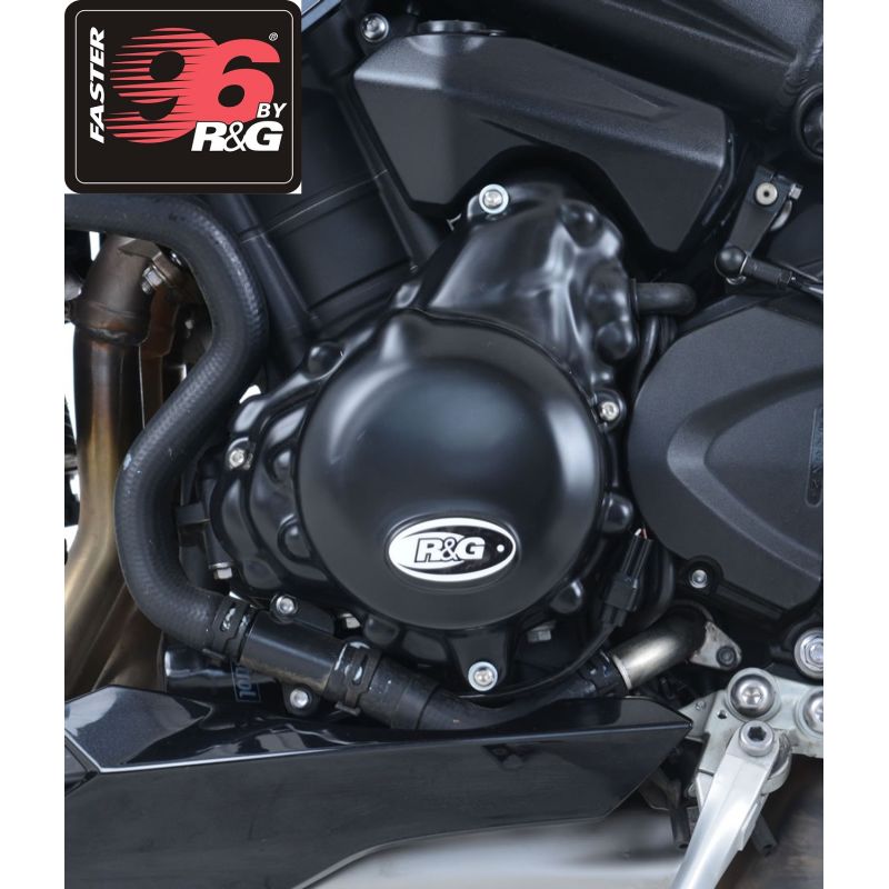 RGECC0141BK Protezione motore lato sinistro TRIUMPH Daytona 675 675 2013 2017 FASTER96 by RG