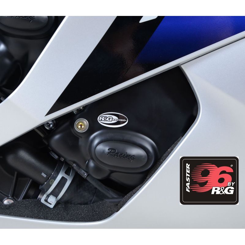 RGECC0034R Protezione motore Corsa lato destro - 2 YAMAHA R6 600 2006 2020 FASTER96 by RG
