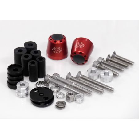GTLG-CO-22-BL Cone - Contrappesi manubrio ergal - set DUCATI Monster S2R 800 800 2005 2008 GILLES TO