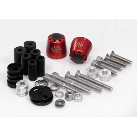 GTLG-CO-22-R Cone - Contrappesi manubrio ergal - set TRIUMPH Tiger 800 XC 800 2011 2014 GILLES TOOLI