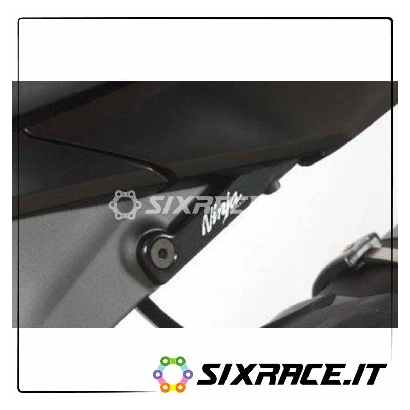 Placchette Copri Fori Poggiapiedi Posteriori (Lato Sinistro) Kawasaki Zx6-R 200