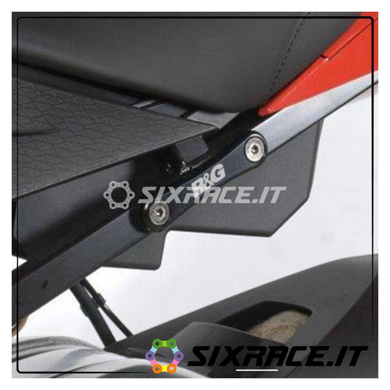 Plaques de recouvrement de repose-pieds postérieur (paire) BMW S1000RR 10-15 / S1000R 14-