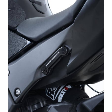 Plaques de cache-trou de repose-pieds arrière (pièce unique) Kawasaki ZX10-R 1