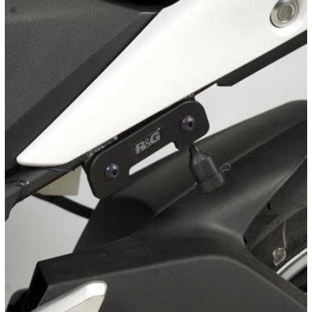 Plaques de protection pour repose-pieds arrière (pièce unique à gauche) Honda CBR2