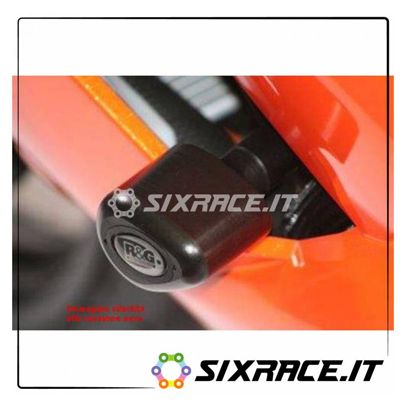 Tampons / protecteurs de cadre de type Aero - Kawasaki ZX6 R 07-