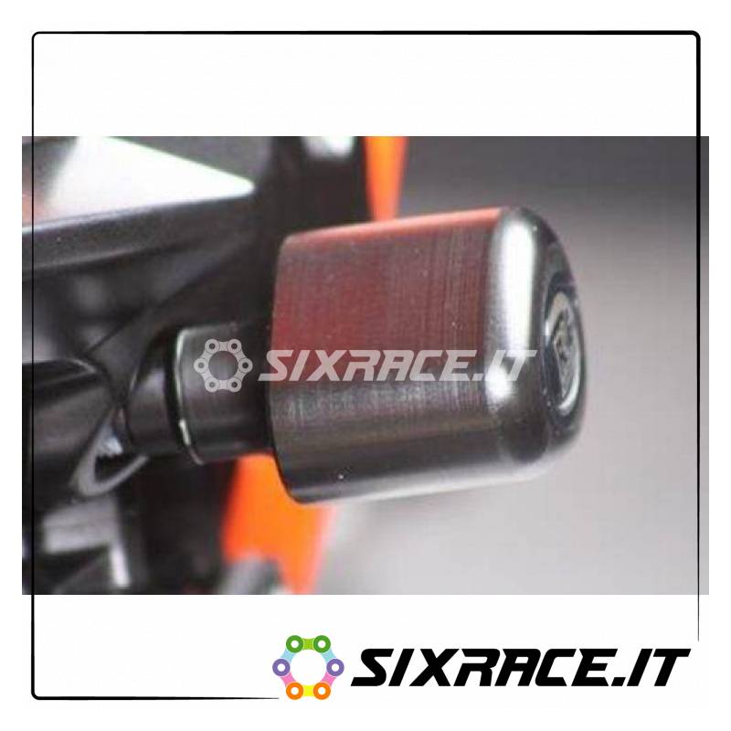 Tampons / protecteurs de cadre de type Aero - Kawasaki Z1000 07-09