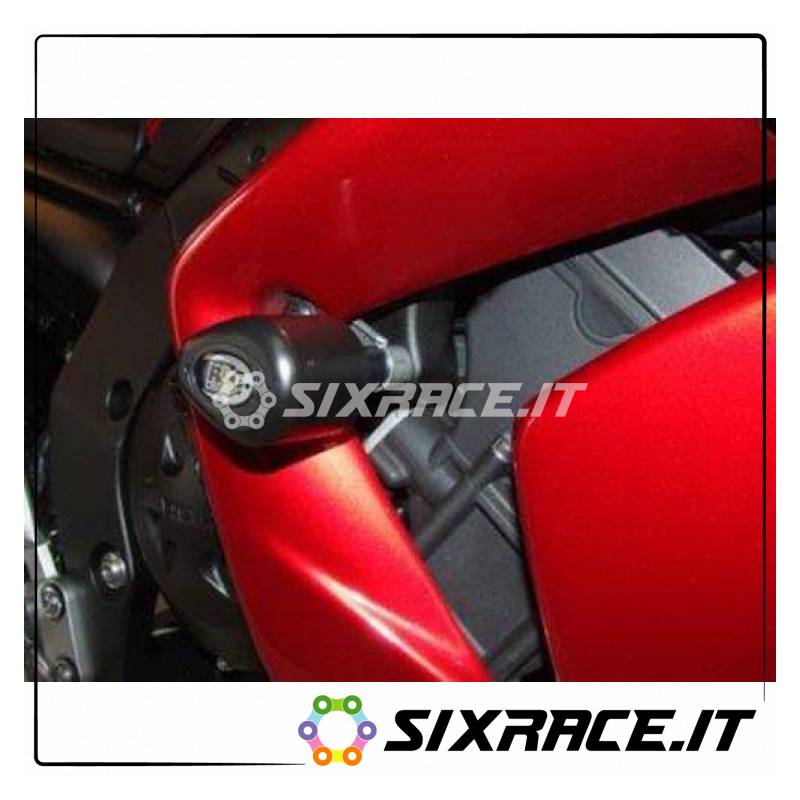 Tampons / protecteurs de cadre de type Aero - Yamaha FZ1-S 07- avec carénage inférieur