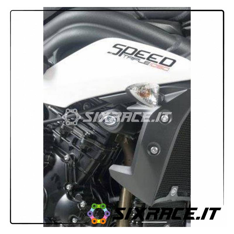 Tampons / protecteurs de cadre de montage avant - Triumph Speed Triple 11- / Sp