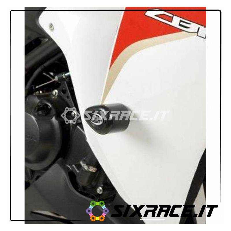 Tamponi / protezioni telaio tipo Aero - Honda CBR250 11- / WK SP 250 carenata