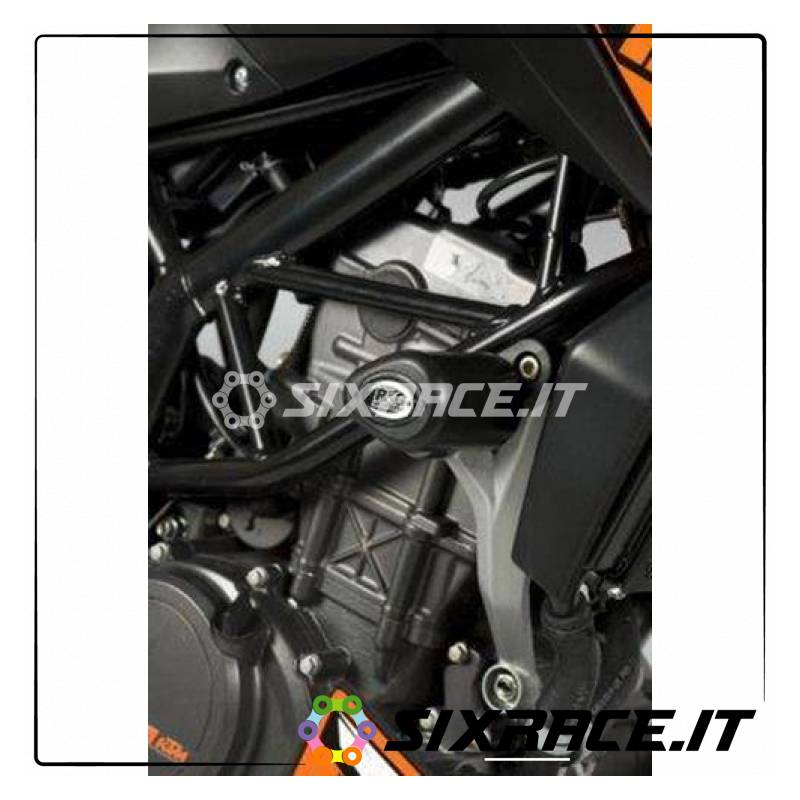 Coussinets / protecteurs de cadre type Aero - Ktm 125/200/390 Duke