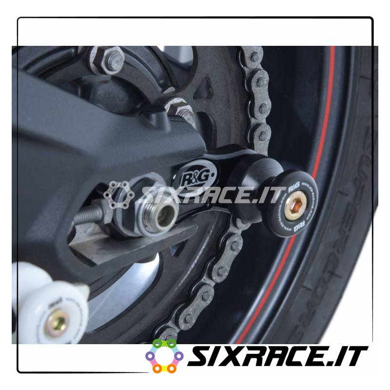 nottolini cavalletto posteriore tipo Offset per Triumph Street Triple 07-13 /