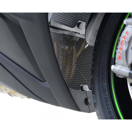 Grille de protection du collecteur d'échappement Kawasaki ZX10R 11-16 (à installer avec