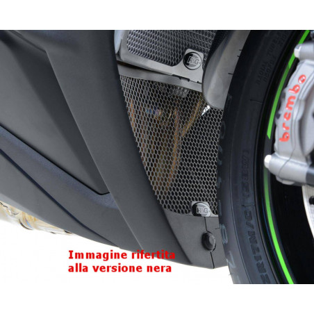 griglia protezione collettori scarico Kawasaki ZX10R 11-16 (da installare con R