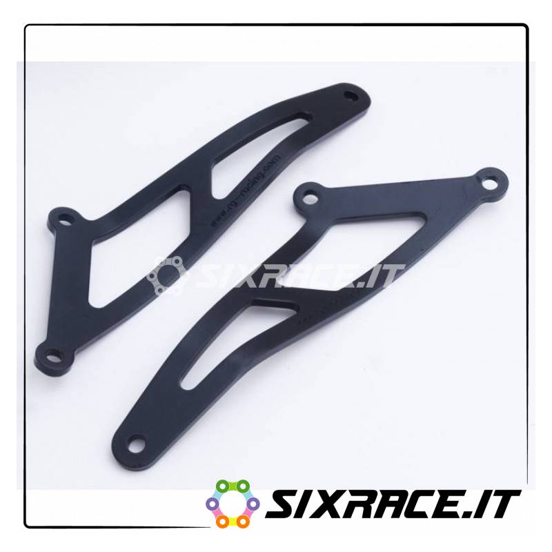Staffa Supporto Scarico - Aprilia Rsv 98-03 (Coppia) Colore Nero