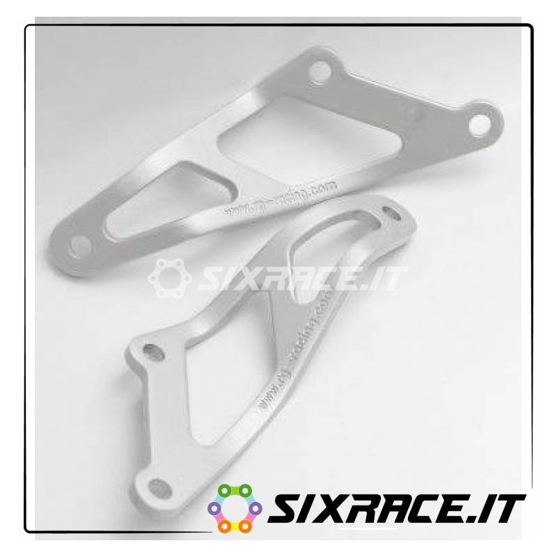 Staffa Supporto Scarico - Aprilia Rsv 04- (Coppia) Color Alluminio
