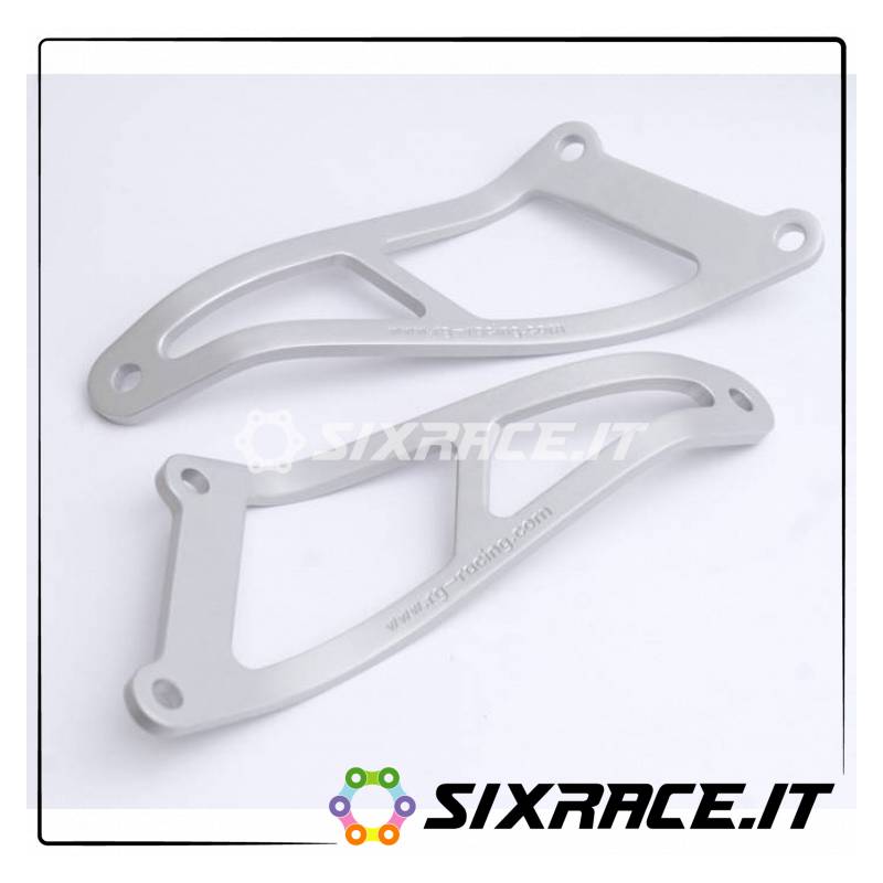 Support de drain - Suzuki Sv1000 (paire), couleur aluminium