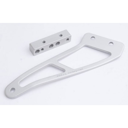 Support de pot d'échappement - Yamaha Yzf-R6 03-05 couleur aluminium