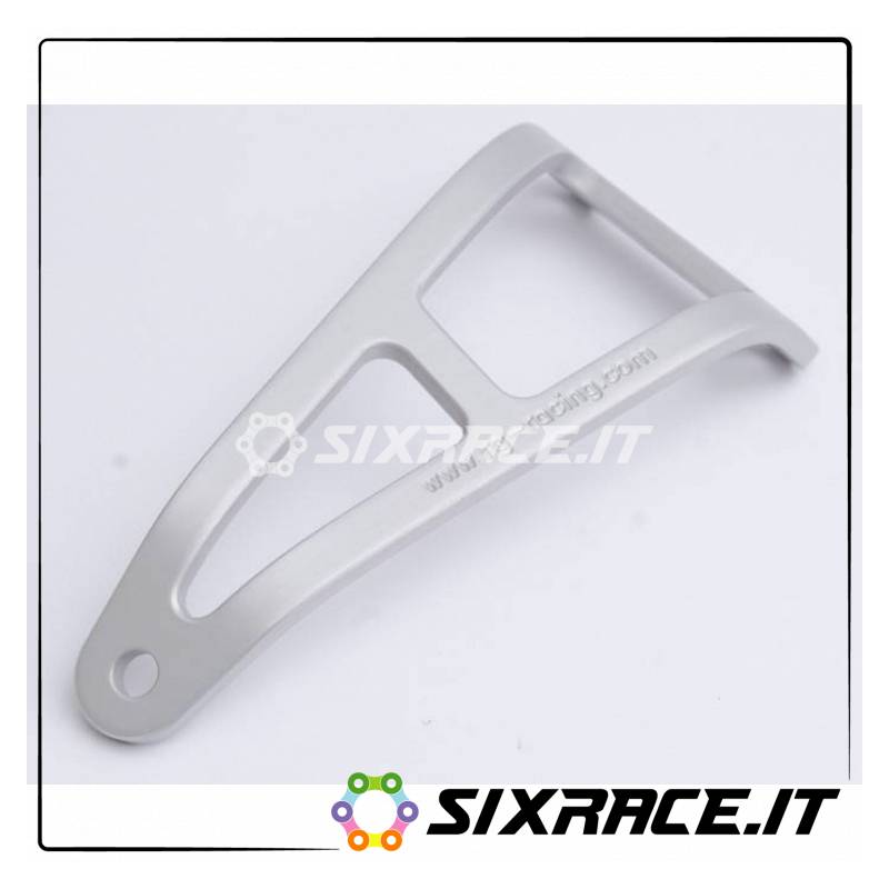 Staffa supporto scarico - Suzuki GSXR 1000 K7 (unico) color alluminio