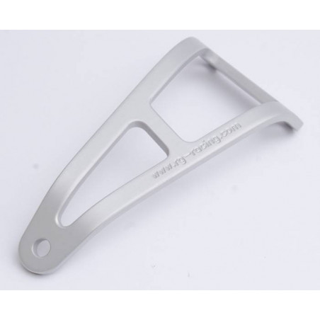 Support de pot d'échappement - Suzuki GSXR 1000 K7 (unique) couleur aluminium